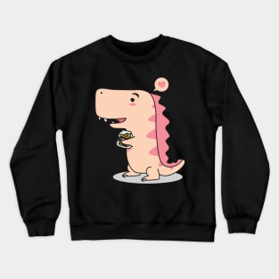 Cute Dinosaur Cartoon Art Crewneck Sweatshirt